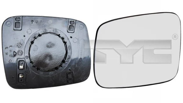 Mirror Glass, exterior mirror TYC 337-0088-1