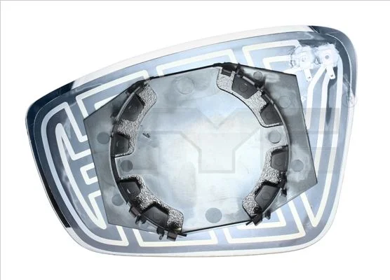 Mirror Glass, exterior mirror TYC 337-0225-1