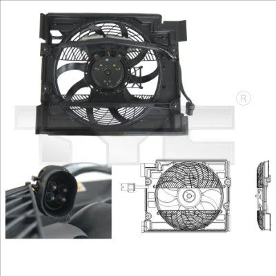 Ventilator, hlajenje motorja TYC 803-0006