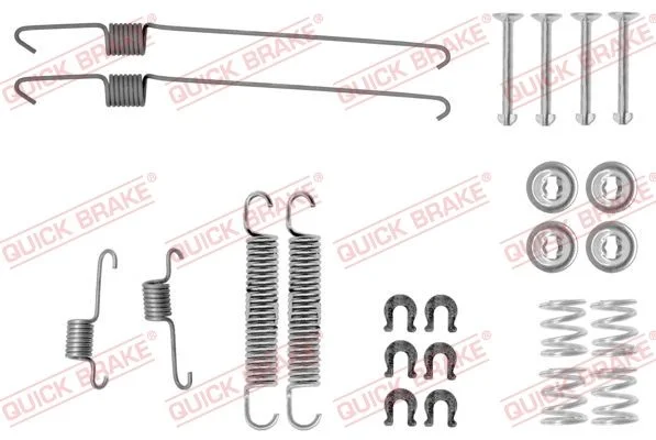 Komplet dodatne opreme, zavorne čeljusti QUICK BRAKE 105-0001