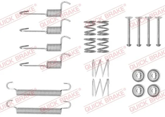 Komplet dodatne opreme, čeljusti parkirne zavore QUICK BRAKE 105-0008