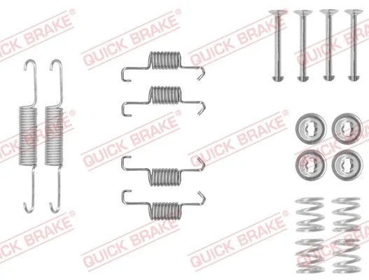 Komplet dodatne opreme, čeljusti parkirne zavore QUICK BRAKE 105-0011