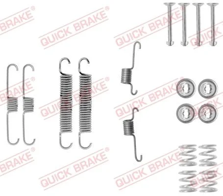 Komplet dodatne opreme, zavorne čeljusti QUICK BRAKE 105-0012