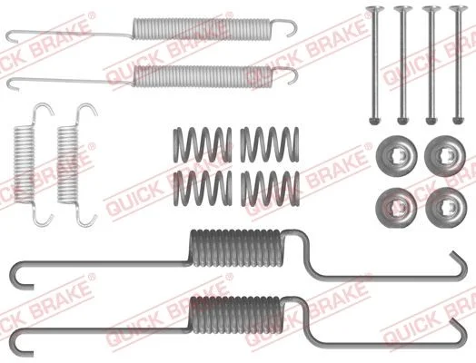 Komplet dodatne opreme, zavorne čeljusti QUICK BRAKE 105-0026X-02