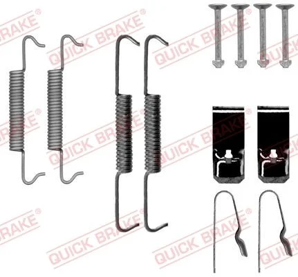 Komplet dodatne opreme, čeljusti parkirne zavore QUICK BRAKE 105-0027