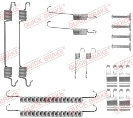 Komplet dodatne opreme, zavorne čeljusti QUICK BRAKE 105-0029