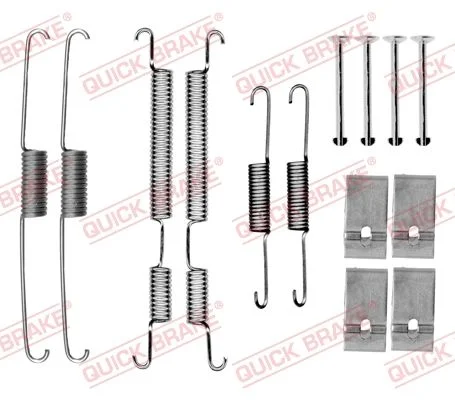 Accessory Kit, brake shoes QUICK BRAKE 105-0035