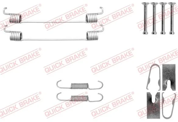 Komplet dodatne opreme, zavorne čeljusti QUICK BRAKE 105-0040