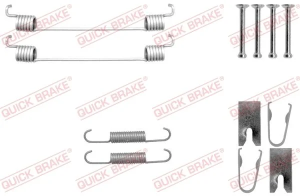 Komplet dodatne opreme, zavorne čeljusti QUICK BRAKE 105-0042