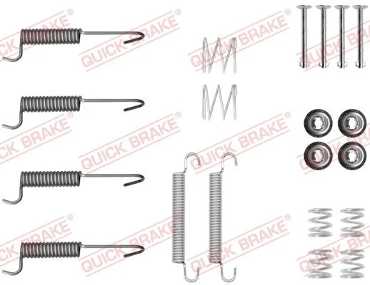 Komplet dodatne opreme, čeljusti parkirne zavore QUICK BRAKE 105-0047