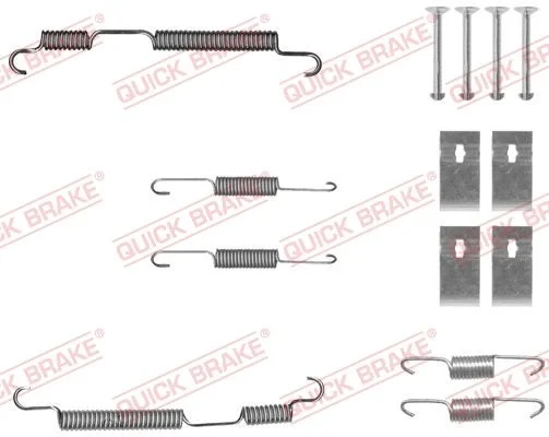Komplet dodatne opreme, zavorne čeljusti QUICK BRAKE 105-0050