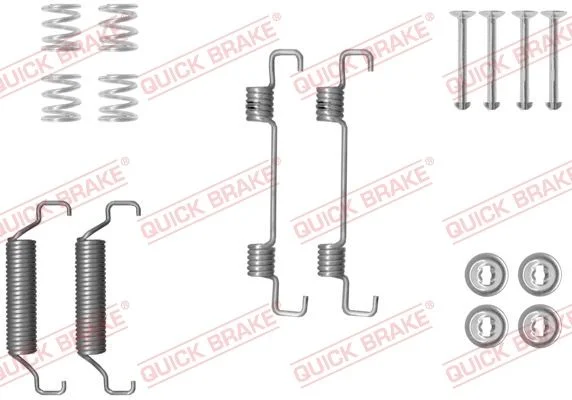 Komplet dodatne opreme, čeljusti parkirne zavore QUICK BRAKE 105-0052