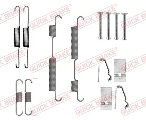 Komplet dodatne opreme, zavorne čeljusti QUICK BRAKE 105-0054
