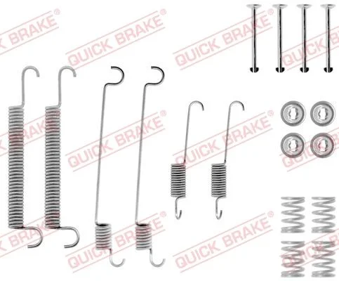 Accessory Kit, brake shoes QUICK BRAKE 105-0547
