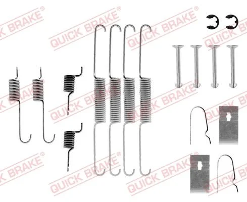 Komplet dodatne opreme, zavorne čeljusti QUICK BRAKE 105-0636