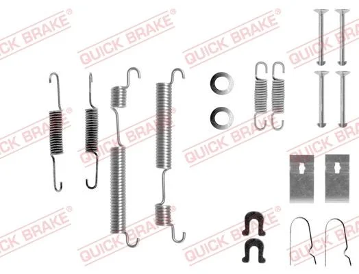 Komplet dodatne opreme, zavorne čeljusti QUICK BRAKE 105-0653