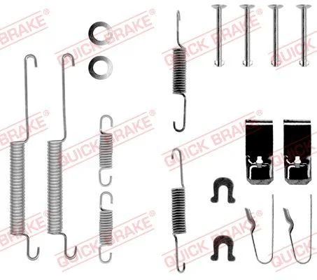 Komplet dodatne opreme, zavorne čeljusti QUICK BRAKE 105-0654
