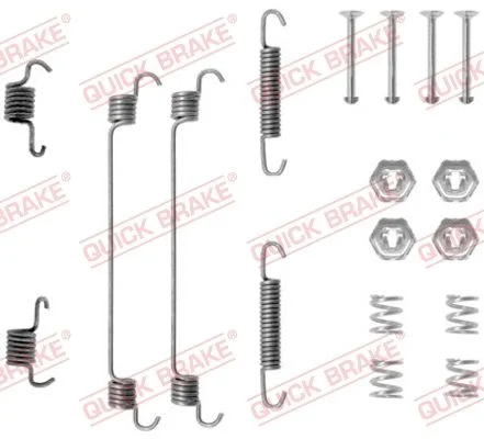 Komplet dodatne opreme, zavorne čeljusti QUICK BRAKE 105-0657