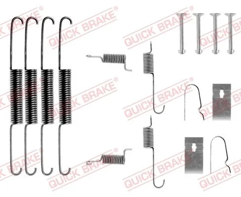 Komplet dodatne opreme, zavorne čeljusti QUICK BRAKE 105-0664