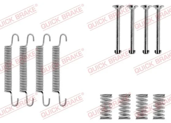 Komplet dodatne opreme, čeljusti parkirne zavore QUICK BRAKE 105-0667