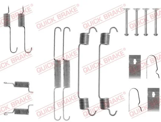 Komplet dodatne opreme, zavorne čeljusti QUICK BRAKE 105-0675