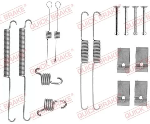 Komplet dodatne opreme, zavorne čeljusti QUICK BRAKE 105-0688