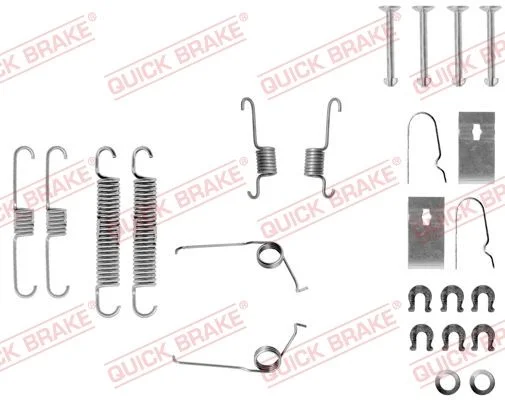Komplet dodatne opreme, zavorne čeljusti QUICK BRAKE 105-0693