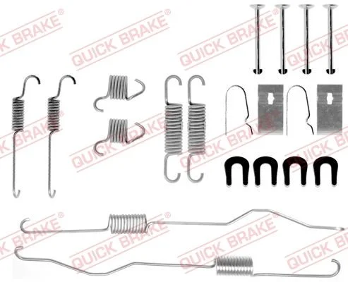 Komplet dodatne opreme, zavorne čeljusti QUICK BRAKE 105-0694