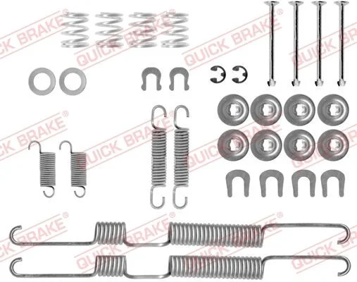 Accessory Kit, brake shoes QUICK BRAKE 105-0698