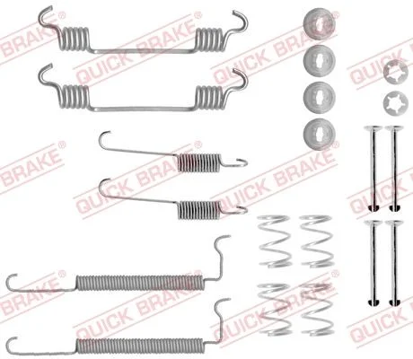 Komplet dodatne opreme, zavorne čeljusti QUICK BRAKE 105-0710