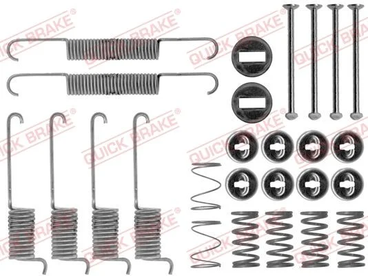 Komplet dodatne opreme, zavorne čeljusti QUICK BRAKE 105-0715