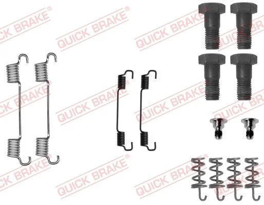 Komplet dodatne opreme, čeljusti parkirne zavore QUICK BRAKE 105-0716