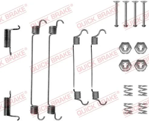 Komplet dodatne opreme, zavorne čeljusti QUICK BRAKE 105-0737