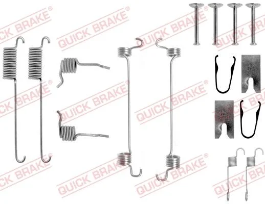 Komplet dodatne opreme, zavorne čeljusti QUICK BRAKE 105-0751