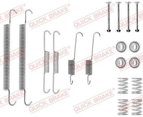 Komplet dodatne opreme, zavorne čeljusti QUICK BRAKE 105-0757