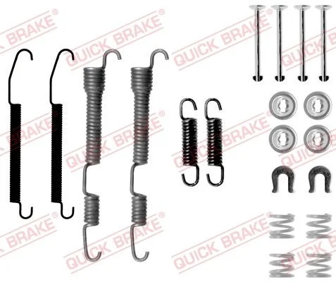 Komplet dodatne opreme, zavorne čeljusti QUICK BRAKE 105-0761