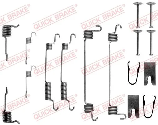 Komplet dodatne opreme, zavorne čeljusti QUICK BRAKE 105-0764