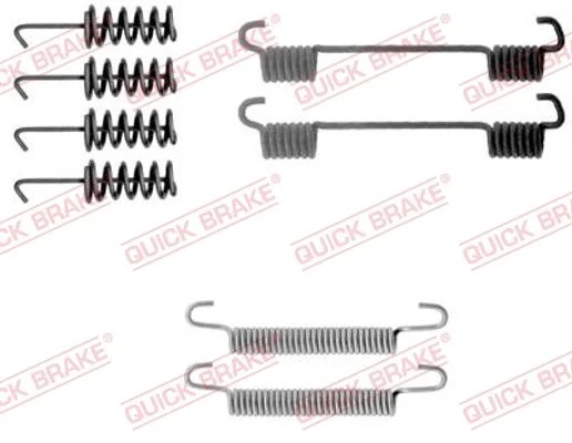 Komplet dodatne opreme, čeljusti parkirne zavore QUICK BRAKE 105-0775