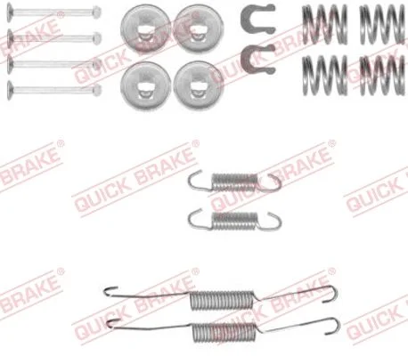 Komplet dodatne opreme, zavorne čeljusti QUICK BRAKE 105-0778
