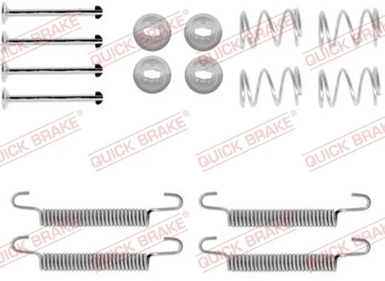 Komplet dodatne opreme, čeljusti parkirne zavore QUICK BRAKE 105-0791