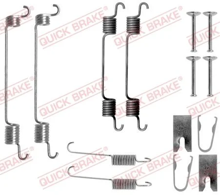 Komplet dodatne opreme, zavorne čeljusti QUICK BRAKE 105-0797