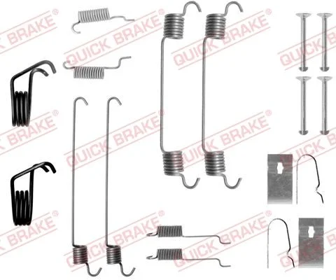 Komplet dodatne opreme, zavorne čeljusti QUICK BRAKE 105-0799