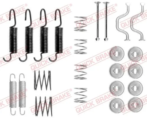 Komplet dodatne opreme, čeljusti parkirne zavore QUICK BRAKE 105-0816