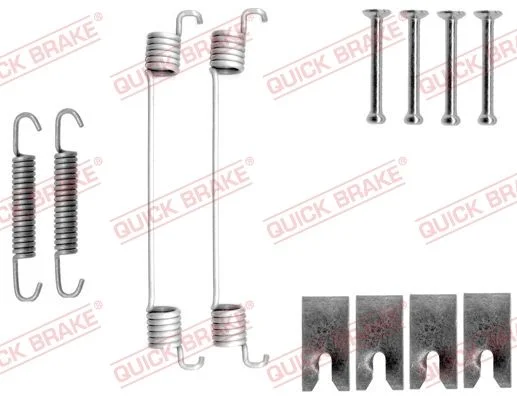 Komplet dodatne opreme, zavorne čeljusti QUICK BRAKE 105-0827