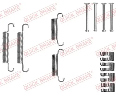 Komplet dodatne opreme, čeljusti parkirne zavore QUICK BRAKE 105-0839