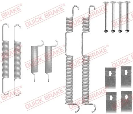 Komplet dodatne opreme, zavorne čeljusti QUICK BRAKE 105-0844