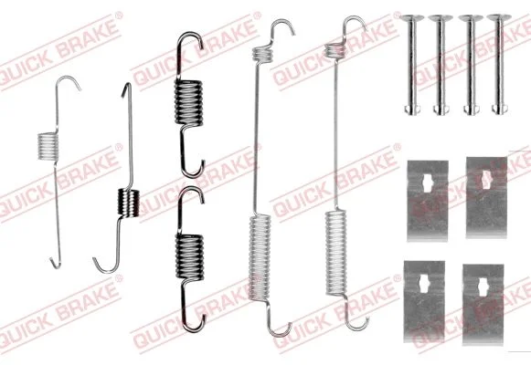Komplet dodatne opreme, zavorne čeljusti QUICK BRAKE 105-0846