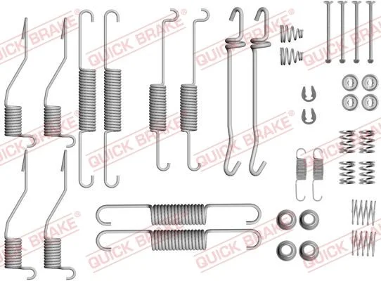 Accessory Kit, brake shoes QUICK BRAKE 105-0852