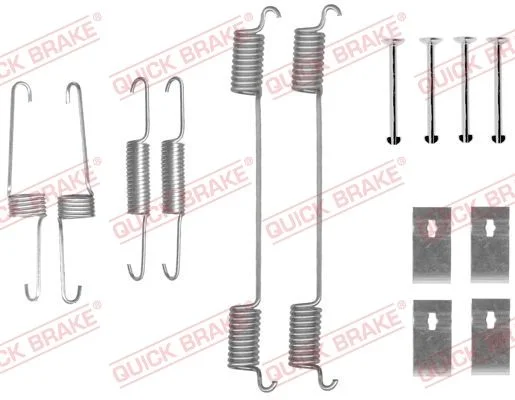 Komplet dodatne opreme, zavorne čeljusti QUICK BRAKE 105-0859