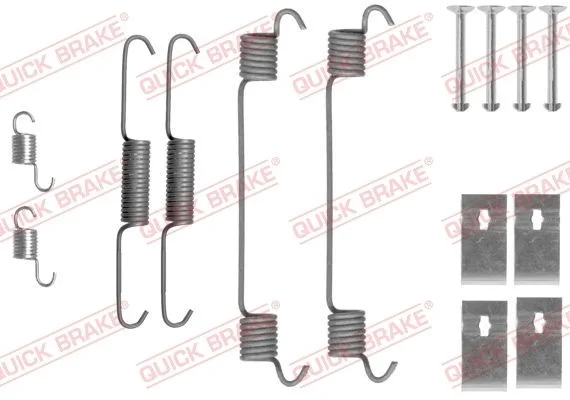 Komplet dodatne opreme, zavorne čeljusti QUICK BRAKE 105-0860
